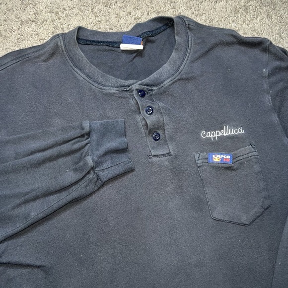 Lapco Men FR Long Sleeve Henley T-Shirt -FRT-HJE-KHA Flame Fire Resistant-M-2171 - Picture 1 of 6
